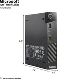 Lenovo ThinkCentre M93P Tiny Mini Desktop PC | Intel Core i5-4590T (Quad-Core) up to 3.6GHz (4th Gen) | 16GB RAM, 256GB SSD, WIFI, Keyboard and Mouse, Windows 10 Pro, VGA + DP, Gigabit Ethernet  - 1 Year Warranty