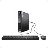 Lenovo ThinkCentre M93P Tiny Mini Desktop PC | Intel Core i5-4590T (Quad-Core) up to 3.6GHz (4th Gen) | 16GB RAM, 256GB SSD, WIFI, Keyboard and Mouse, Windows 10 Pro, VGA + DP, Gigabit Ethernet  - 1 Year Warranty