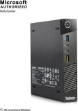 Lenovo ThinkCentre M93P Tiny Mini Desktop PC | Intel Core i5-4590T (Quad-Core) up to 3.6GHz (4th Gen) | 16GB RAM, 256GB SSD, WIFI, Keyboard and Mouse, Windows 10 Pro, VGA + DP, Gigabit Ethernet  - 1 Year Warranty