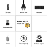 Lenovo ThinkCentre M93P Tiny Mini Desktop PC | Intel Core i5-4590T (Quad-Core) up to 3.6GHz (4th Gen) | 16GB RAM, 256GB SSD, WIFI, Keyboard and Mouse, Windows 10 Pro, VGA + DP, Gigabit Ethernet  - 1 Year Warranty