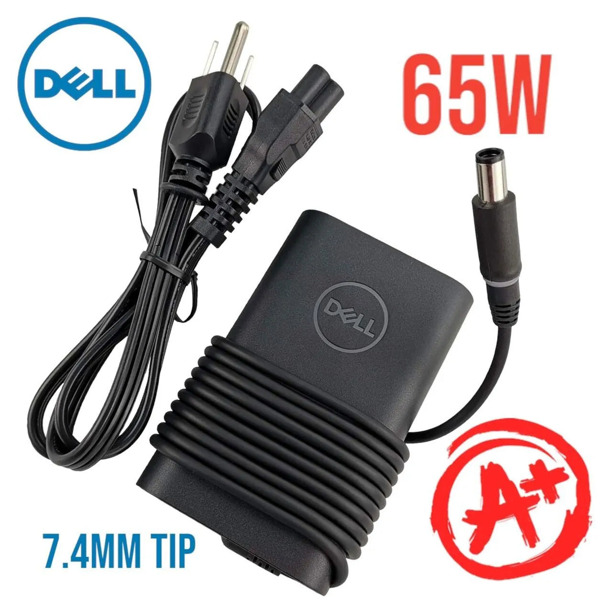 Genuine Dell Latitude OEM AC Adapter Charger - 05K74V - 7.4mm 65W