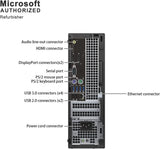 Dell OptiPlex 7040 (SFF) Desktop  | Intel i5-6500 (6th Gen) Quad-Core @ 3.20 GHz, 16GB RAM, 128GB SSD, USB3.0, HDMI, RJ-45 LAN, DisplayPort, Includes Wi-Fi & Bluetooth, Keyboard & Mouse, Windows 10 Pro | Certified Refurbished - 1 Year Warranty