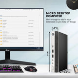HP ProDesk 600 G4 Mini PC Desktop Computer | Intel Core i5-8500T Boost @ 3.50GHz (8th Gen) | 8GB RAM-32GBRAM | 256GB SSD-512GB SSD | Intel UHD Graphics | Windows 11 Pro | Keyboard & Mouse Included | Grade A Certified Refurbished | Warranty Included HP
