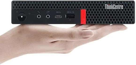 Lenovo ThinkCentre M920q Tiny Desktop PC | Intel Core I5-9500T up to 3.70 GHz Turbo 6-Cores (9th Gen), 16GB RAM, 256GB M.2 SSD, USB-C, DVD+RW, Triple Monitor, DisplayPort (4K), HDMI, 1Gb Ethernet, Keyboard, Mouse & Wi-Fi - Windows 11 Pro , 1 Year Warranty - Certified Refurbished