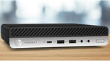 HP ProDesk 600 G4 Mini PC Desktop Computer | Intel Core i5-8500T Boost @ 3.50GHz (8th Gen) | 8GB RAM-32GBRAM | 256GB SSD-512GB SSD | Intel UHD Graphics | Windows 11 Pro | Keyboard & Mouse Included | Grade A Certified Refurbished | Warranty Included HP