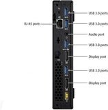 Lenovo Tiny Desktop Computer | Intel Core i5 | 16GB RAM | 256GB SSD | Wi-Fi | DisplayPort | Windows 11 Pro | Grade A Certified Refurbished | Warranty Included Lenovo