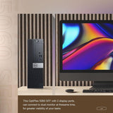 Dell OptiPlex 5060 Desktop Computer (SFF), Intel i5-8500 (8th Gen) Hexa-Core, 32GB RAM, 1TB SSD NVMe M.2 SSD, DisplayPort & HDMI, USB 3.0, USB Keyboard & Mouse Combo, WiFi, Intel UHD Graphics 630, Windows 11 Pro, Grade A (Certified Refurbished), Warranty