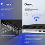 HP EliteDesk 800 G4 Mini Desktop | Intel Core i5-8500 up to 4.10GHz (8th Gen) | 8GB RAM | 256GB SSD | Intel UHD 630 | Windows 11 Pro | Grade A Certified Refurbished | Warranty Included HP