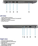 PORTS - Refurbished Dell Latitude 7400 Business Laptop 14.1" FHD (1080p) | Intel Core i5-8350U @ 3.60GHz Boost (8th Gen), 32GB DDR4 RAM, 1TB (1000 GB) NVMe SSD, Intel UHD 620 Graphics, HDMI, USB Type-C Port, Windows 11  | Grade A (Certified Refurbished) - 1 Year Warranty