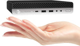 HP EliteDesk 800 G5 Mini Desktop | Intel Core i5-9500 up to 4.40GHz (9th Gen) | 8GB RAM | 256GB SSD | Intel UHD 630 | 2x DisplayPort (4K), USB-C, WIFI | Windows 11 Pro | Grade A Certified Refurbished | Warranty Included HP