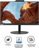 Lenovo ThinkVision T22v-10 21.5 inch LED lit Monitor FHD (1080p), IPS Edgeless HDMI, VGA, DisplayPort  - (Borderless) Monitor With Speaker and Camera | 16:9 - Black - 22-inch Class  | Open-Box - 90 Days Warranty