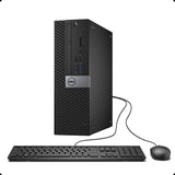 Dell OptiPlex 3050 (SFF) Desktop  | Intel Core i3-7100 (7th Gen) 3.90 GHz, 16GB DDR4 RAM, 256GB NVMe M.2 SSD, USB3.0 & HDMI, DisplayPort, 1GBe LAN  Port, Includes Wi-Fi, Keyboard & Mouse | Windows 10 Pro, Certified Refurbished- 1 Year Warranty