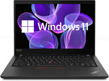 Lenovo ThinkPad T14 Gen 2 Laptop | 14" FHD IPS (UHD) | Intel Core i7-1185G7 (up to 4.80Ghz) Quad-Core (11th Gen), 16GB RAM, 256GB NVMe SSD - Windows 11 Pro,  Intel® Iris Xe Graphics, USB-C, HDMI - Certified Refurbished (Grade A), Warranty Lenovo