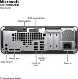 HP ProDesk 600 G4 (SFF) Desktop Computer PC, Intel i5-8500 Six Core (8th Gen), 32GB RAM, 512GB SSD, USB-C, HDMI, DisplayPort, Keyboard & Mouse, Wi-Fi, Bluetooth, Intel HD Graphics 630 - Windows 11 Pro - Grade A Certified Refurbished, 1 Year Warranty HP