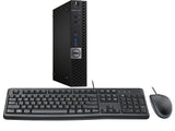 Dell OptiPlex 3060 Micro Business Desktop (Tiny), Intel i5-8500 (8th Gen) Hexa-Core, 8GB RAM, 256GB SSD NVMe M.2 SSD, HDMI, DisplayPort, USB 3.0, Keyboard & Mouse , WiFi, Intel UHD Graphics, Windows 11 Pro, Grade A (Certified Refurbished), Warranty Dell