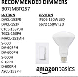 Amazon Basics (OVERSTOCK) 65W Equivalent LED LIGHT BULBS, Soft White, Dimmable, 10,000 Hour Lifetime, BR30 LED Light Bulb, Lighting & Ceiling Fans | 6-Pack - BRAND NEW