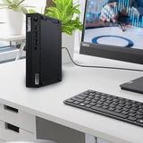 Lenovo ThinkCentre M70q Gen 1 Tiny Desktop PC | Intel Core i5-10400T up to 3.60 GHz Turbo 6-Cores (10th Gen), 16GB RAM, 256GB NVMe SSD, USB-C, (4K) DisplayPort, HDMI, 1Gb Ethernet, Keyboard, Mouse & Wi-Fi - Windows 11 Pro , Warranty Lenovo