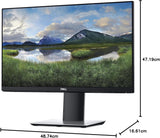 Dell P Series - P2219H 22" IPS LED FHD Monitor - Full HD LED-Lit PC Screen (1080p) Model (P2219H) l 60Hz 5ms - HDMI, DisplayPort , VGA (D-Sub), Monitor Black - Certified Refurbished (Grade A) - 90 Days Warranty
