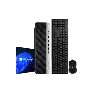 Refurbished HP 800 G4 SFF EliteDesk Desktop PC, Intel i5-8500 Refurbished HP 800 G4 SFF EliteDesk Desktop PC, Intel i5-8500