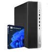 HP EliteDesk 800 G4 (SFF) Desktop | Intel® Core™ i5-8500 (8th gen) Hexa Core up to 4.10GHz, 16GB DDR4 RAM, 256GB NVMe M.2 SSD, 2x Display Port, USB-C, USB 3.0, 1Gb Ethernet, Wi-Fi, Keyboard & Mouse | Windows 11 Pro - WARRANTY