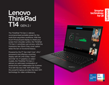 Lenovo ThinkPad T14 Gen 2 Laptop | 14" FHD IPS (4K/UHD) | Intel Core i5-1145G7 (up to 4.40Ghz) Quad-Core (11th Gen), 16GB RAM, 512GB NVMe SSD - Windows 11 Pro,  Intel® Iris Xe Graphics, USB-C, HDMI - Certified Refurbished (Grade A), 1 Year Warranty