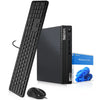 Lenovo ThinkCentre M80q Gen 1 Tiny Desktop Computer | Intel Core i5-10500T up to 3.80 GHz Turbo 6-Cores (10th Gen), 16GB RAM, 256GB NVMe SSD, USB-C, (4K) DisplayPort, HDMI, RJ-45 LAN, Wi-Fi - Windows 11 Pro , Grade A (Certified Refurbished), Warranty