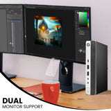 HP ProDesk 600 G4 Mini PC Desktop Computer | Intel Core i5-8500T Boost @ 3.50GHz (8th Gen) | 8GB RAM-32GBRAM | 256GB SSD-512GB SSD | Intel UHD Graphics | Windows 11 Pro | Keyboard & Mouse Included | Grade A Certified Refurbished | Warranty Included HP
