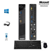 Lenovo ThinkCentre M93p Tiny Desktop PC (USFF) | Intel Core i5-4590T (Quad-Core) up to 3.6GHz (4th Gen) | 8GB RAM, 128GB SSD, WIFI, Keyboard and Mouse, Windows 10 Pro, VGA + DisplayPort, Gigabit Ethernet  - 1 Year Warranty