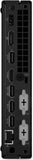 Rear Ports Lenovo ThinkCentre M70q Gen 1 Tiny Desktop PC | Intel Core i5-10400T up to 3.60 GHz Turbo 6-Cores (10th Gen), 16GB RAM, 256GB NVMe SSD, USB-C, (4K) DisplayPort, HDMI, 1Gb Ethernet, Keyboard, Mouse & Wi-Fi - Windows 11 Pro , Warranty Lenovo Rear ports of Lenovo ThinkCentre M70q Tiny Gen 1 showing DisplayPort, HDMI, USB ports, and Gigabit Ethernet
