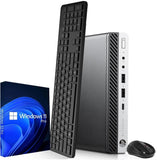 HP ProDesk 600 G4 Mini PC Desktop Computer | Intel Core i5-8500T Boost @ 3.50GHz (8th Gen) | 8GB RAM-32GBRAM | 256GB SSD-512GB SSD | Intel UHD Graphics | Windows 11 Pro | Keyboard & Mouse Included | Grade A Certified Refurbished | Warranty Included HP