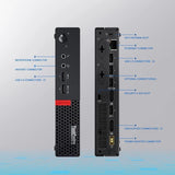 Windows 11 SSD Computer PC Lenovo Tiny Core i5 Turbo 3.10GHz 16GB/256SSD WIFI DP Refurbish Canada