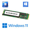 Windows 11 Pro 256GB NVME SSD M.2 with Windows 11 or 10 UEFI 64 Installed 2280