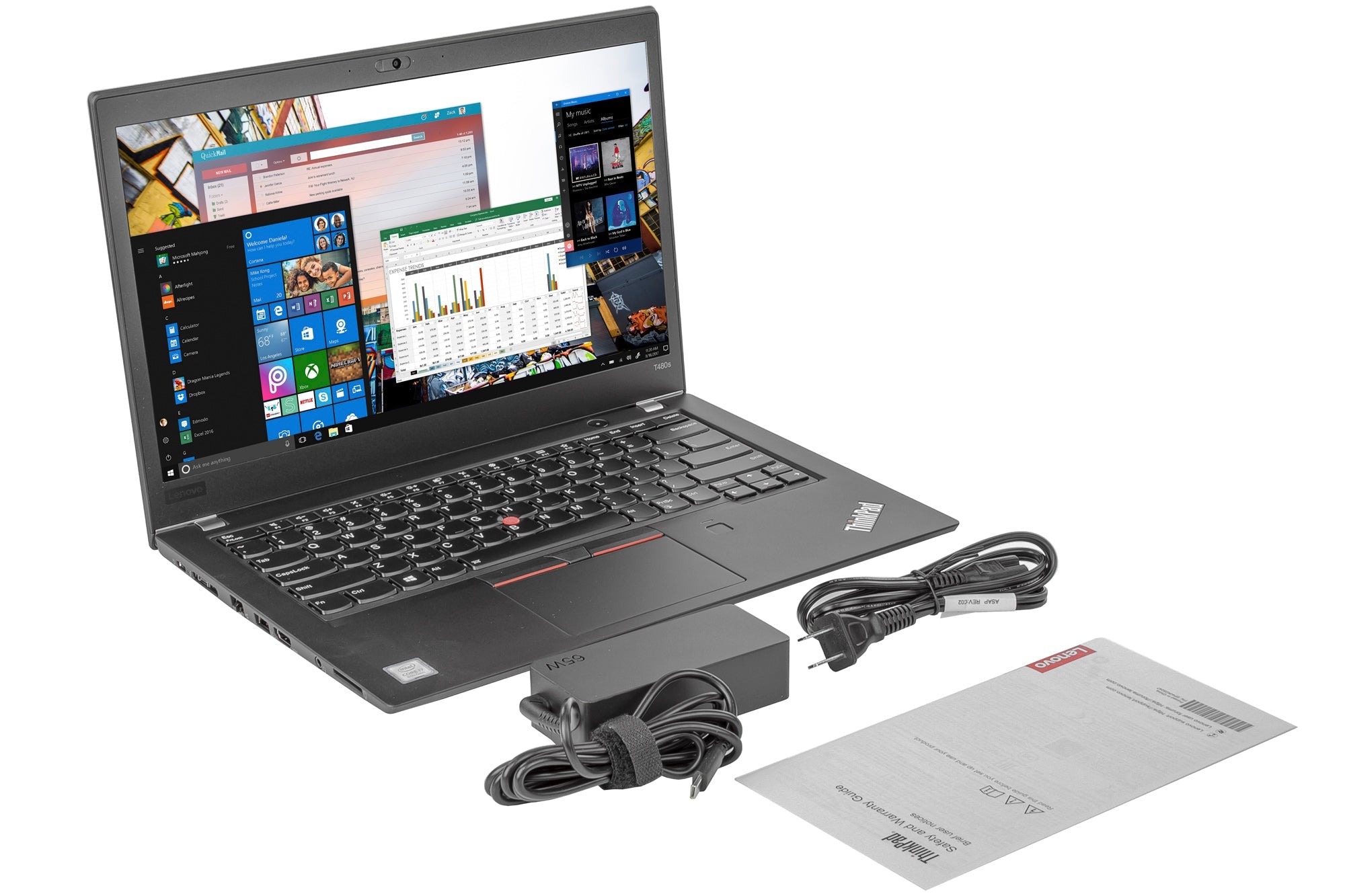 Lenovo ThinkPad T480 Refurbished Laptop 14-in (i5-8350u, 8th gen