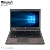 HP ProBook 6460b 14" HD (720p) Notebook PC - Intel Core i5-2410M @ 2.90 GHz (2nd Gen), 16GB RAM, 512GB SSD, Integrated Graphics, DVD-RW, VGA, DisplayPort (DP), Ethernet, Windows 10 Pro x64 (Certified Refurbished Grade A) - 1 Year Warranty