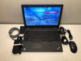 Lenovo ThinkPad T560 Enterprise Ultrabook | 15.6" FHD IPS (1080p) | Intel Core i5-6300U (6th Gen), 16GB RAM, 256GB SSD, Windows 10 Pro x64, Intel HD Graphics 620, HDMI, Bluetooth, Black | Grade A (Certified Refurbished) - 1 Year Warranty