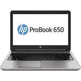 HP ProBook 650 G1 Laptop - 15.6-inch HD (720p) | Intel Core i5-4300M @ 3.30GHz (4th Gen), 8GB RAM, 256GB  SSD, Webcam, VGA, DisplayPort, DVDRW, Bluetooth, Windows 10 Pro x64 | Grade A (Certified Refurbished) 1 Year Warranty