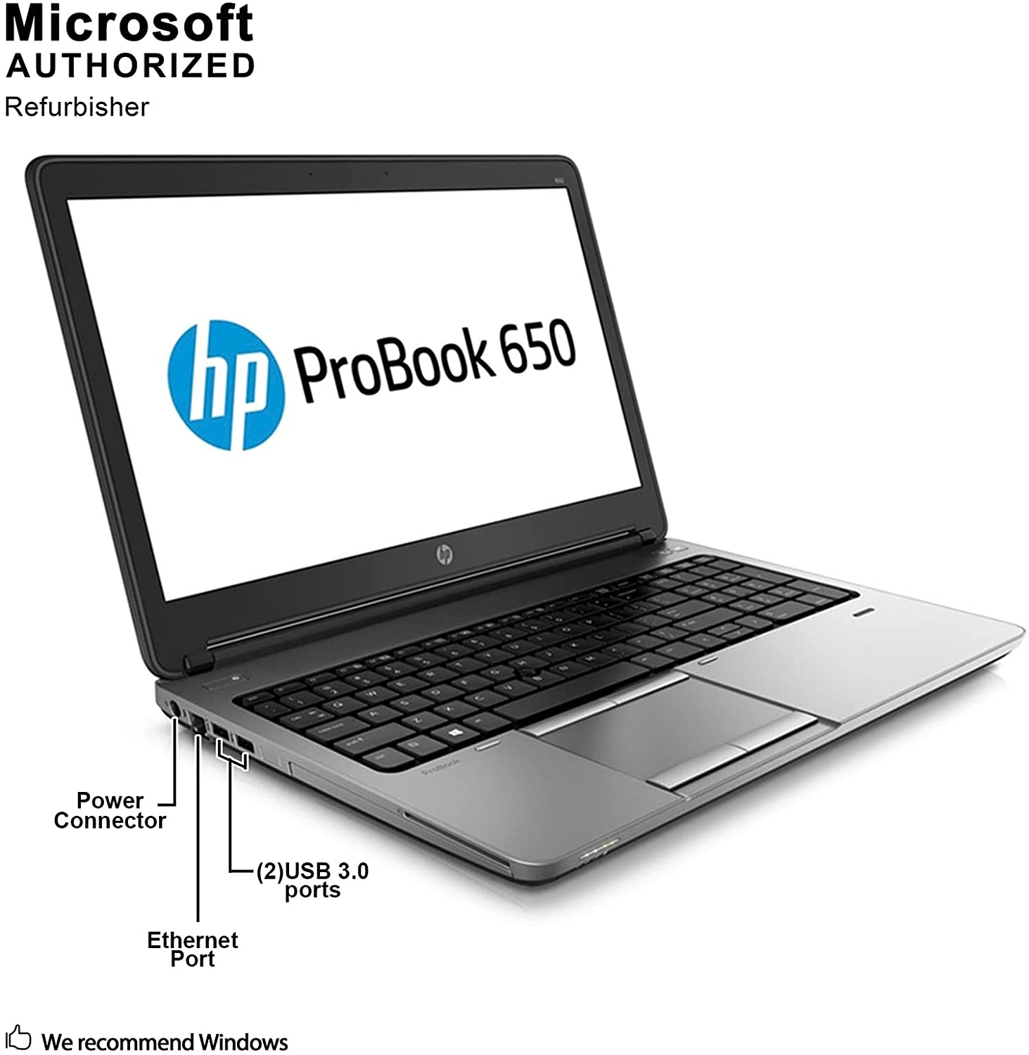 Refurbished HP ProBook 650 G1 Laptop 15.6