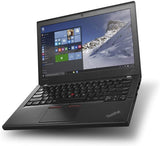 Lenovo ThinkPad X260 Ultrabook 12.5'' IPS HD (720p) |  Intel® Core™ i5-6300U @ 2.30GHz (6th Gen) | 8GB RAM, 256GB SSD, Windows 10 Pro, Webcam, HDMI, Grade A (Certified Refurbished), 1 Year Warranty