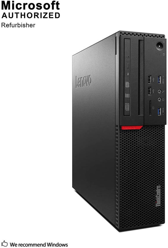 Lenovo ThinkCentre M910s (SFF) | Enterprise Desktop | Intel Core i5-6500 @ 3.2GHz  Quad-Core (6th Gen), 8GB DDR4 RAM, 256GB SSD, WiFi, Triple Monitor Support, 2x Display Port, VGA, DVD-RW, 1Gb Ethernet - Windows 10 Pro x64, 1 Year Warranty