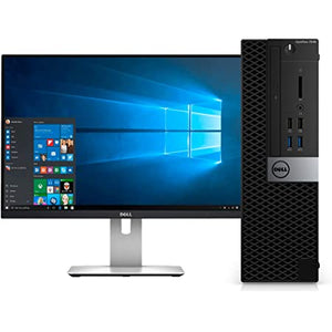 Dell OptiPlex 7040 (SFF) Desktop & Dell 22inch LED (FHD) Screen Monitor Combo Bundle | Intel i5-6500 (6th Gen) Quad-Core @ 3.20 GHz, 16GB DDR4 RAM, 512GB SSD, USB3.0 & HDMI, DisplayPort, DVD+RW, Wi-Fi, Keyboard & Mouse | Windows 10 Pro, 1 Year Warranty