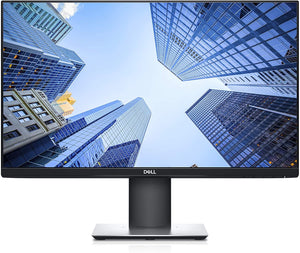 Dell P Series - P2419H 24" IPS LED FHD Monitor - Full HD LED-Lit PC Screen (1080p) Model (P2419H) l 60Hz 5ms - HDMI, DisplayPort , VGA (D-Sub), Monitor Black - Certified Refurbished (Grade A) - 90 Days Warranty