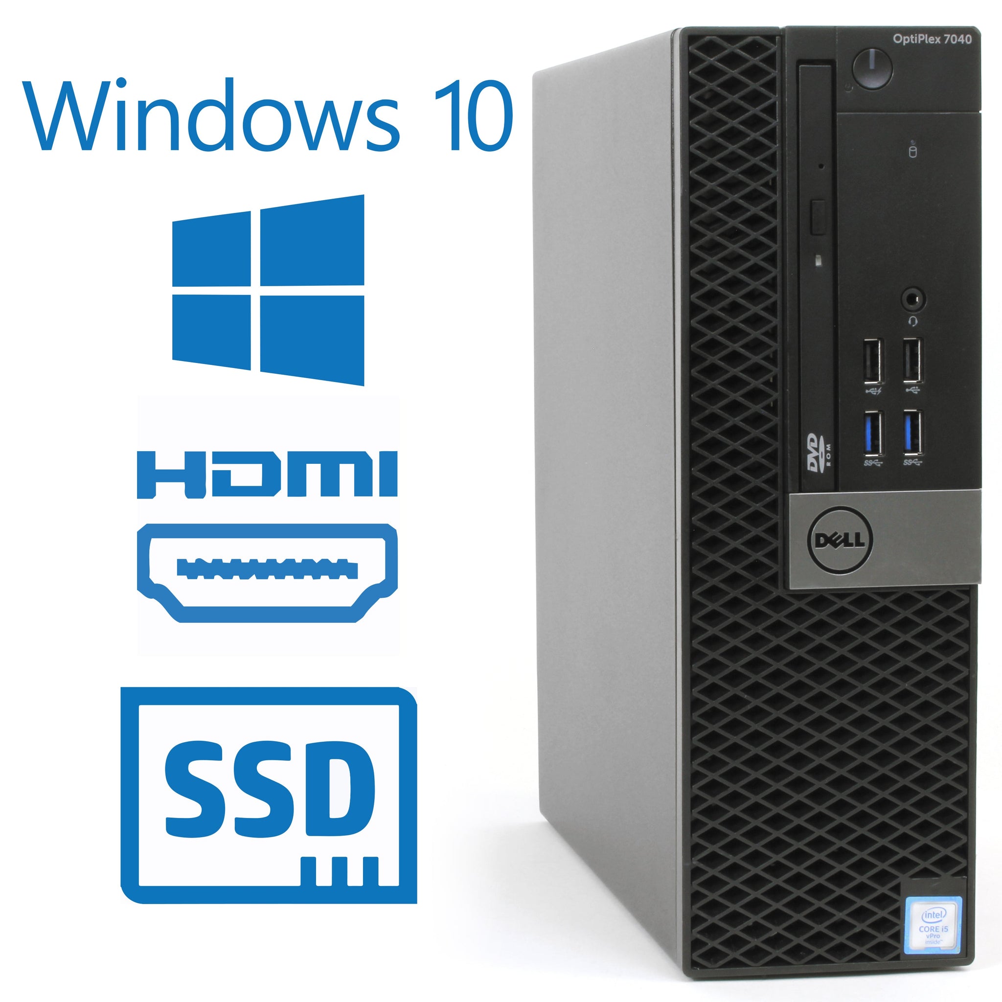Dell Optiplex 7040 SFF PC Intel Quad Core i5 6500 8GB Ram 128GB SSD Win 10 in UK Dell Optiplex 7040 SFF PC Intel Quad Core i5 6500 8GB Ram 128GB SSD Win 10 in UK