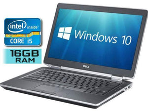 Dell Latitude E6430 | Intel Core i5-3320M @ 2.6GHz | 16GB RAM | 512GB SSD | 14.1" HD Ready (1366x768), DVD-RW, Webcam, SD Card Reader, 1Gb Ethernet, Bluetooth | Windows 10 Pro x64 | Grade A (Dell Certified) - 1 Year Warranty