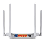 TP-LINK ARCHER C50 AC1200 DUAL BAND WIRELESS WI-FI ROUTER W/4 EXTERNAL ANTENNAS