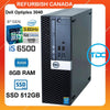 Dell OptiPlex 3040 (SFF) | Intel i5-6500 (6th Gen) Quad-Core @ 3.20 GHz, 8GB RAM, 512GB SSD, Intel HD 530 Graphics, Wi-Fi, Keyboard & Mouse | Windows 10 Pro x64bit, Small Form Factor Desktop, 1 Year Warranty