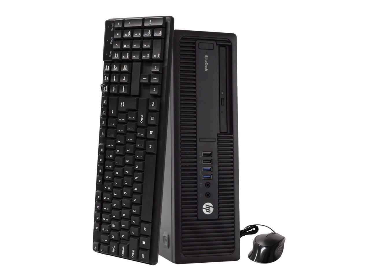 HP EliteDesk 800 G2 Refurbished (SFF) Quad-Core Desktop PC 