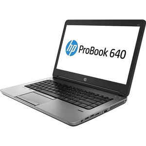 HP ProBook 640 G1 Laptop - 14" HD (720p) | Intel Core i5-4200U @ up to 2.60GHz (4th Gen) , 16GB RAM, 256GB SSD, VGA, DisplayPort, Bluetooth, Windows 10 Pro x64 | Grade A (Certified Refurbished) - 1 Year Warranty