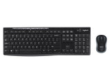 Logitech MK270 Wireless Keyboard and Mouse Combo (Brand New) for Windows & MacOS - English - Black (MK270) - (Brand New)