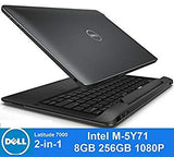 Dell Latitude E7350 FHD Touchscreen 1080p Tablet - Ultrabook | Intel Core M-5Y71 X2 1.2GHz | 8GB RAM | 256GB SSD | 13.3" FHD (Black) 1080p Full HD Touchscreen | Windows 10 Pro x64 | Dell Certified Refrubished