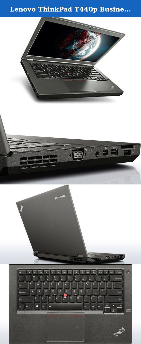 Lenovo ThinkPad T440p Business Laptop 14.1